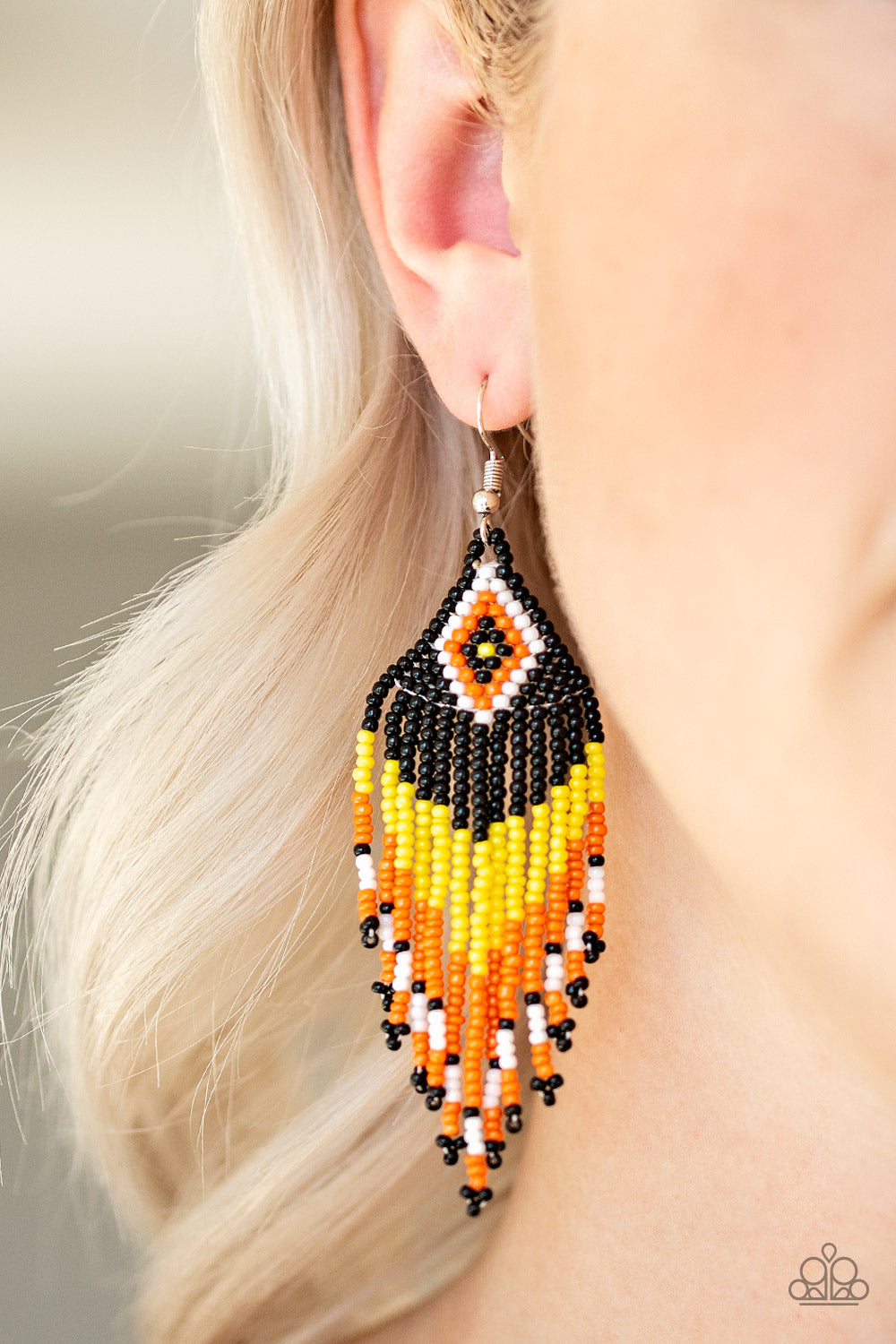 Paparazzi ♥ Wind Blown Wanderer - Yellow ♥ Earrings