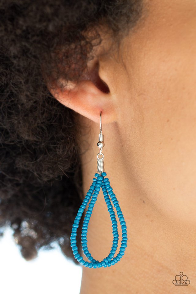 Paparazzi ♥ A Standing Ovation 3 - Blue ♥ Necklace