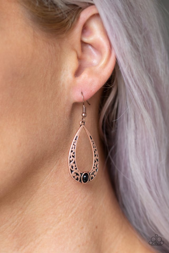 Paparazzi ♥ Colorfully Charismatic - Copper ♥ Earrings
