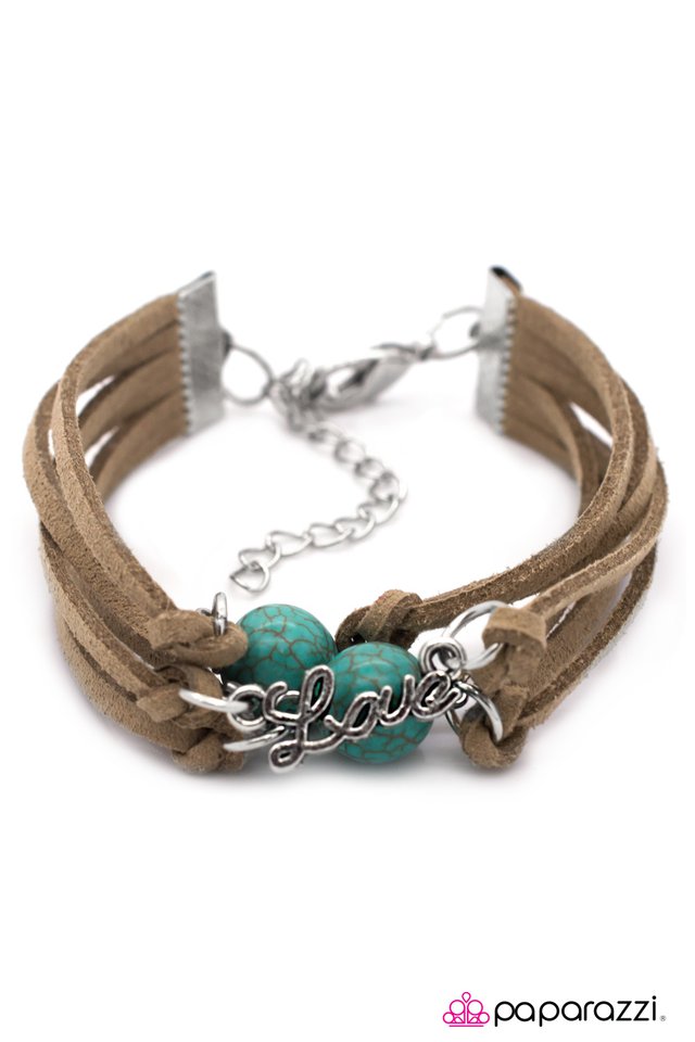 Paparazzi ♥ Write Me A Love Song - Blue ♥ Bracelet