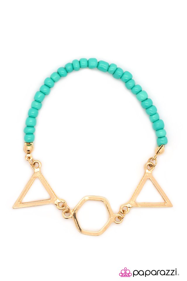 Paparazzi ♥ Status Symbol - Blue ♥ Bracelet