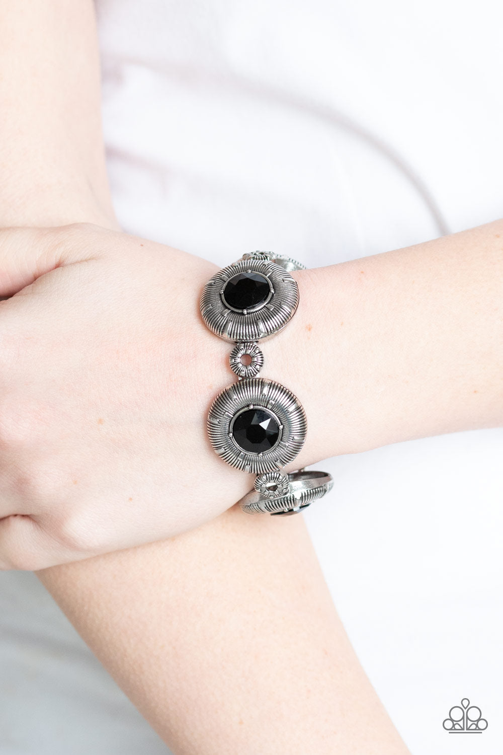 Paparazzi ♥ Original Opulence - Black ♥ Bracelet