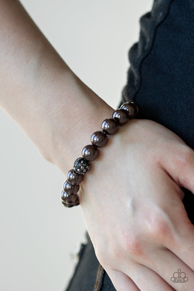 Paparazzi ♥ POSHing Your Luck - Black ♥ Bracelet