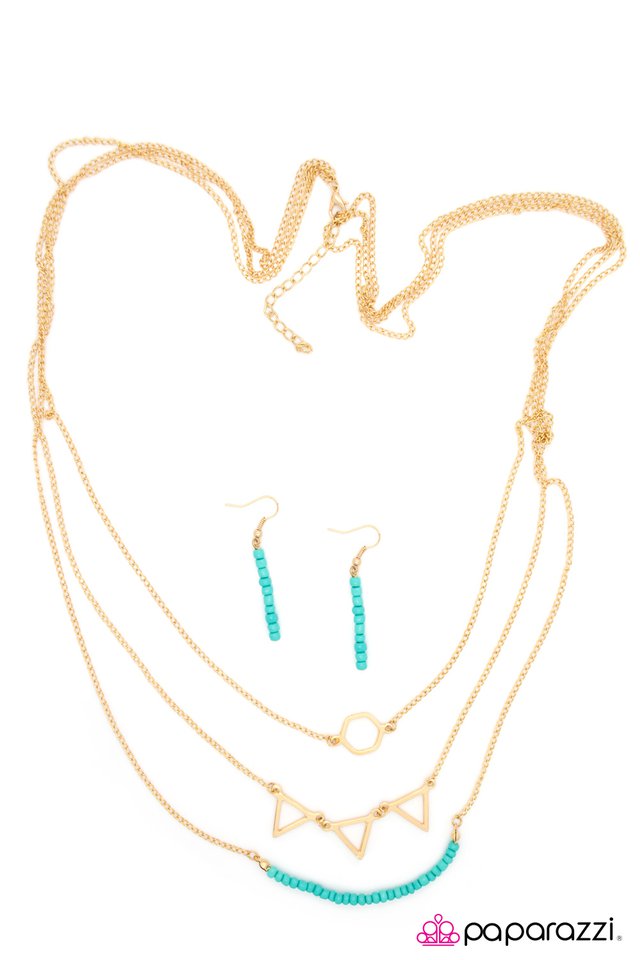 Paparazzi ♥ Sign Of the Times - Blue ♥ Necklace