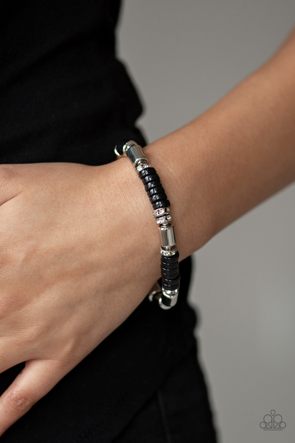 Paparazzi ♥ Whimsical Wanderer - Black ♥ Bracelet