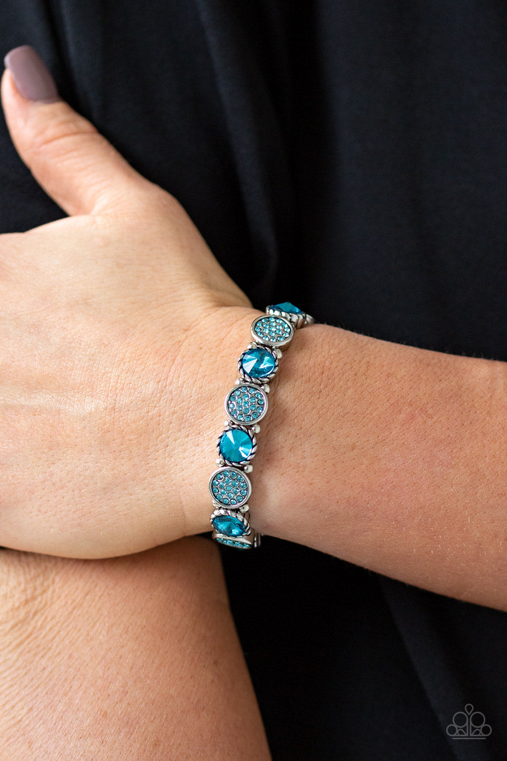 Paparazzi ♥ Take A Moment To Reflect - Blue ♥ Bracelet
