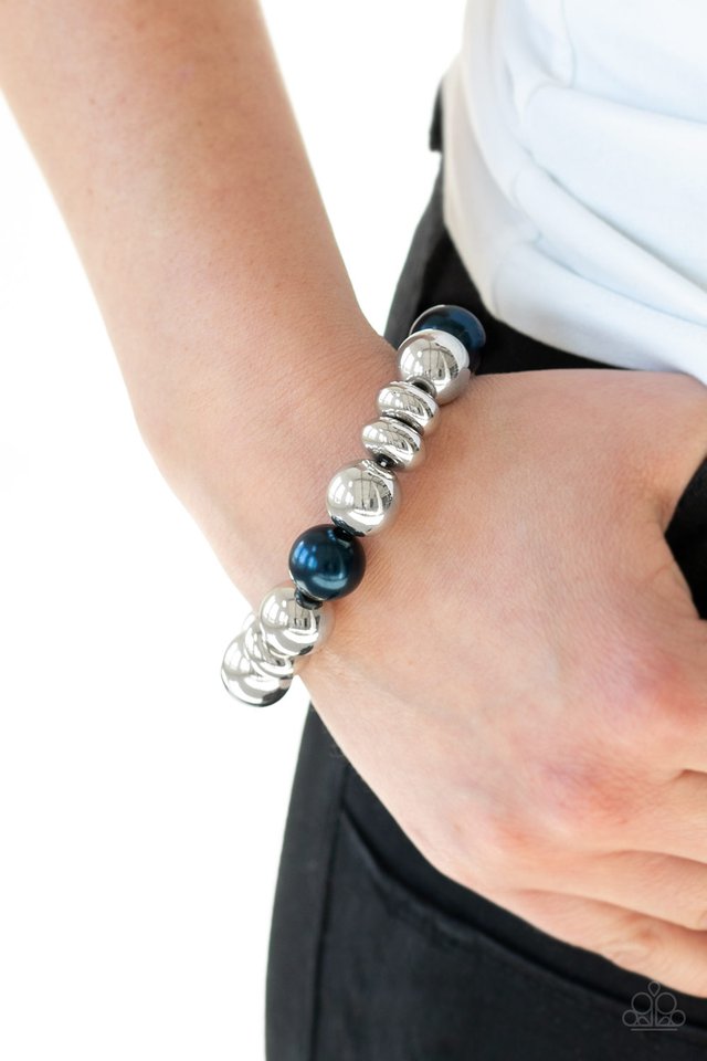 Paparazzi ♥ Upper Manhattan - Blue ♥ Bracelet