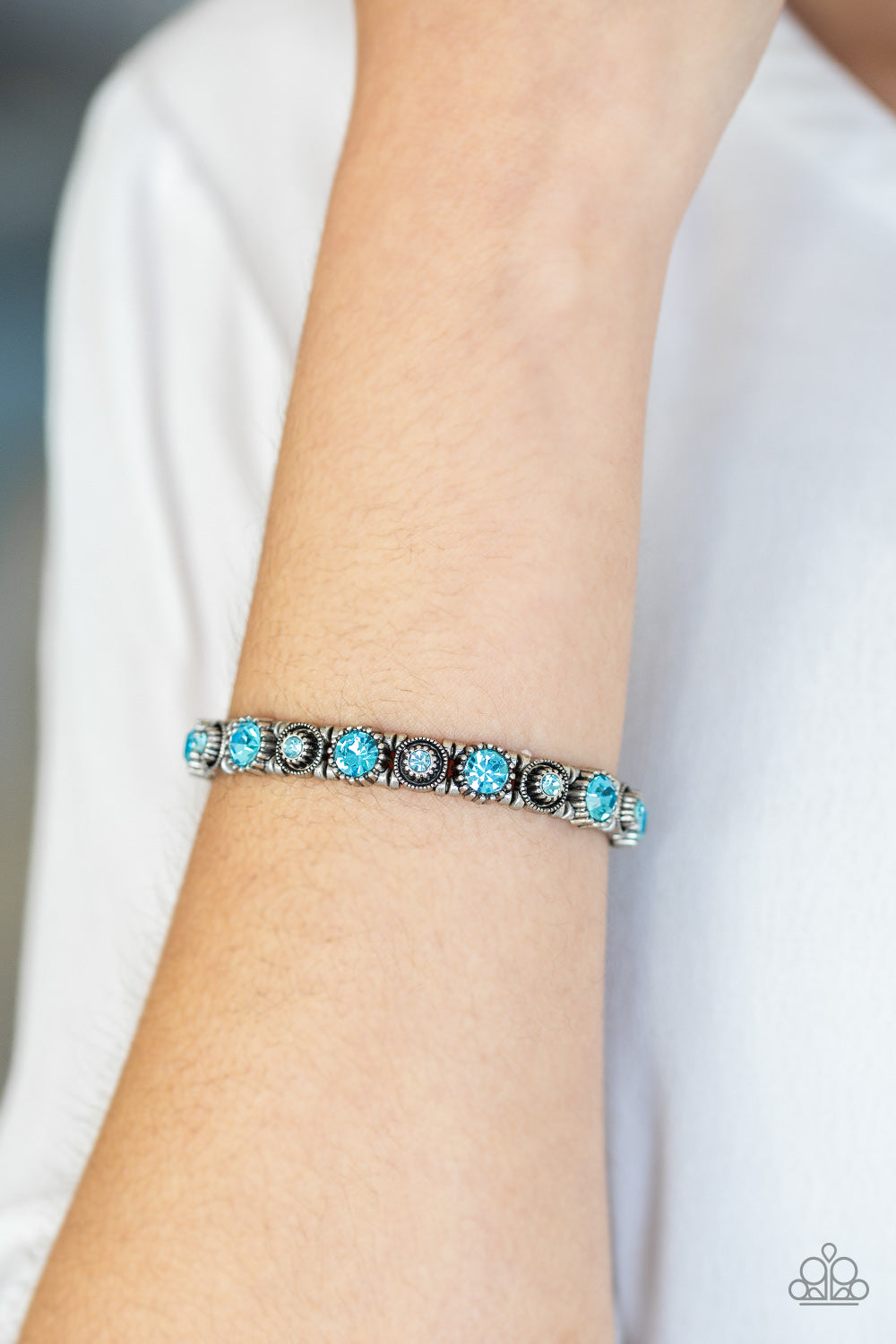 Paparazzi ♥ Heavy On The Sparkle - Blue ♥ Bracelet