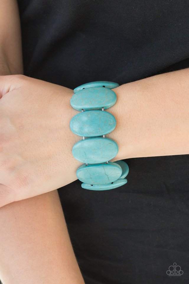 Paparazzi ♥ Dramatically Nomadic - Blue ♥ Bracelet