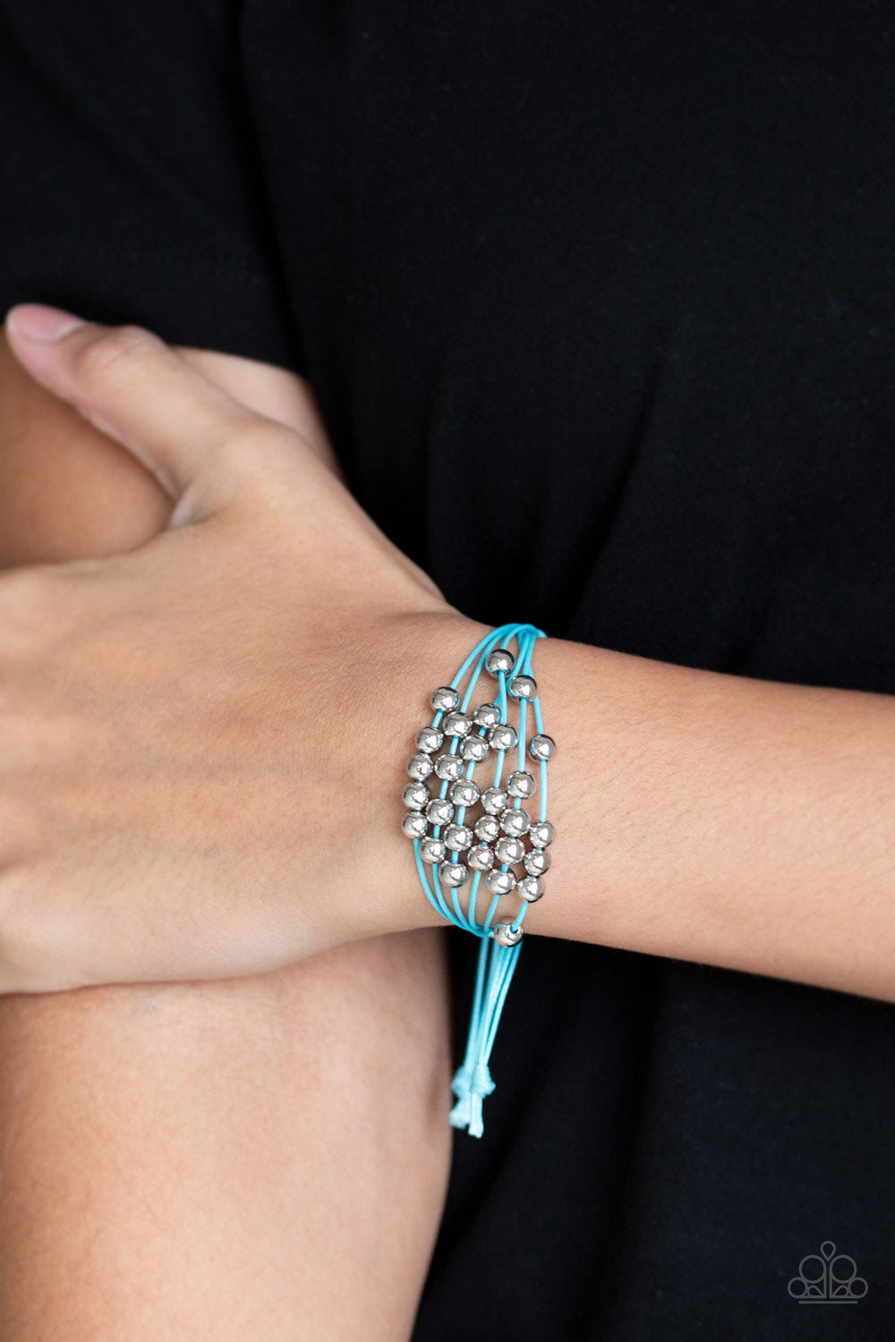 Paparazzi ♥ Without Skipping A BEAD - Blue ♥ Bracelet