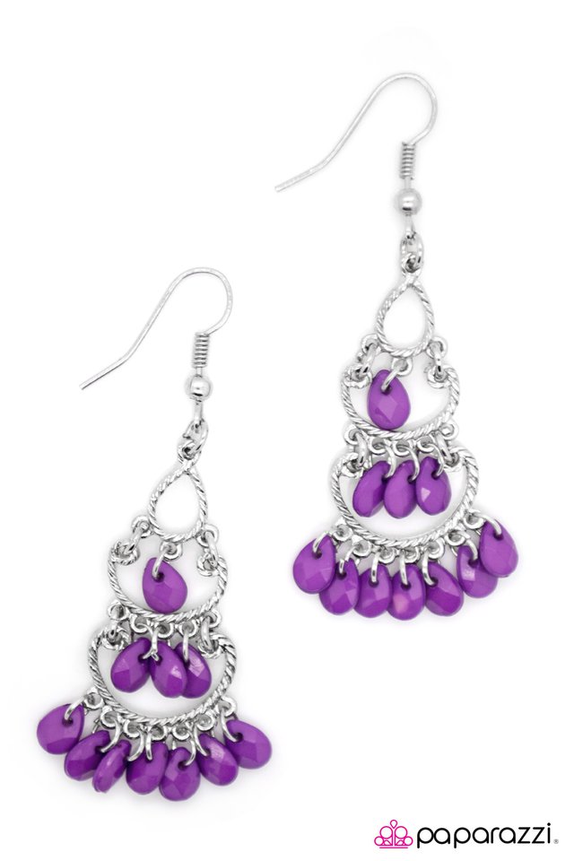 Paparazzi ♥ Heaven Sent - Purple ♥ Earrings
