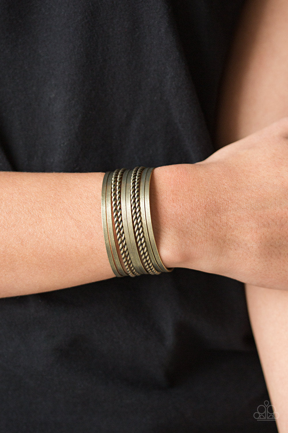Paparazzi ♥ Perfectly Patterned - Brass ♥ Bracelet