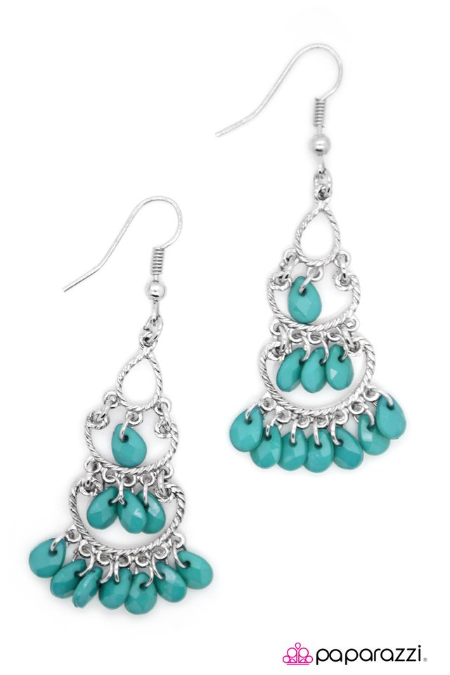 Paparazzi ♥ Heaven Sent - Blue ♥ Earrings