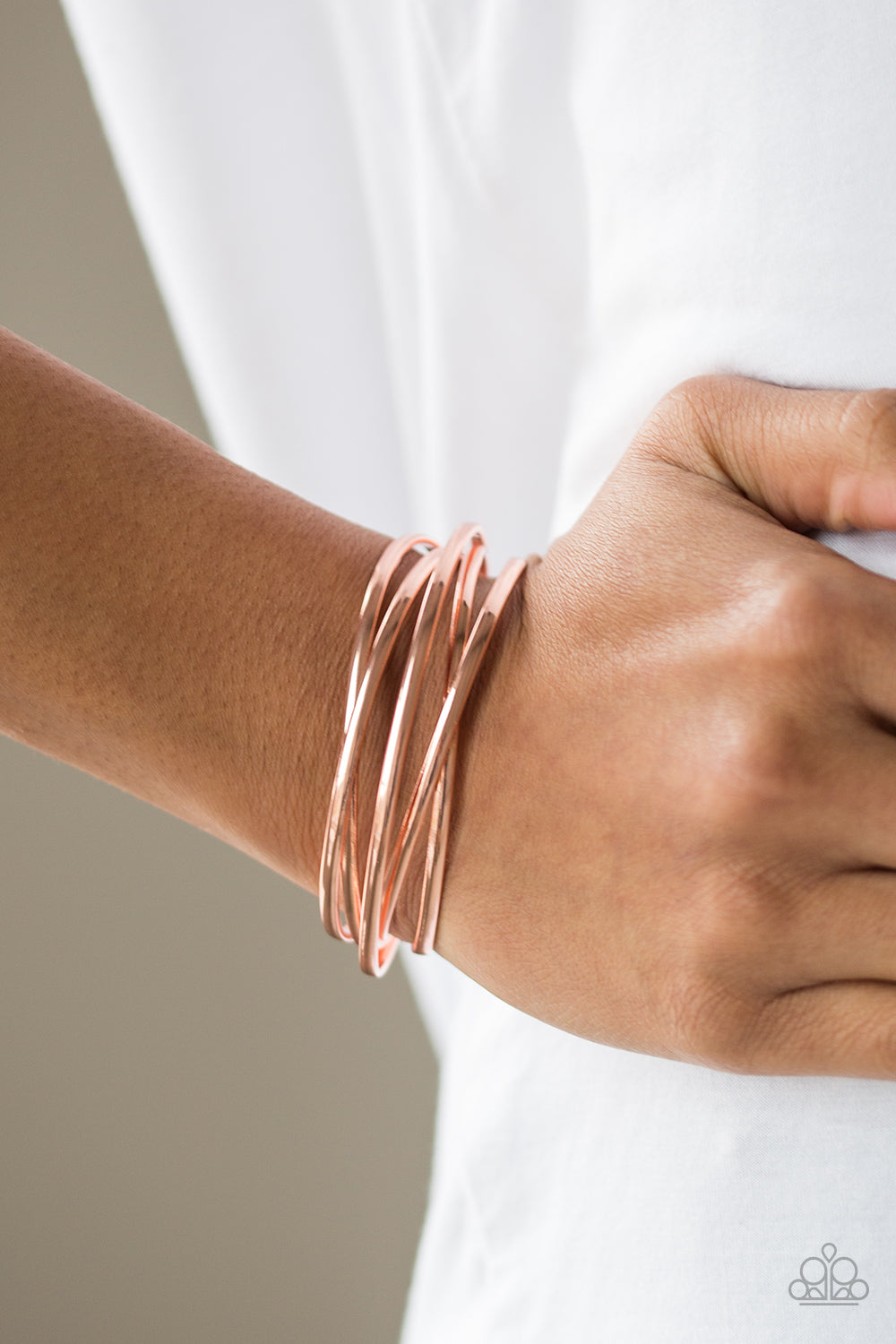 Paparazzi ♥ Modest Goddess - Copper ♥ Bracelet