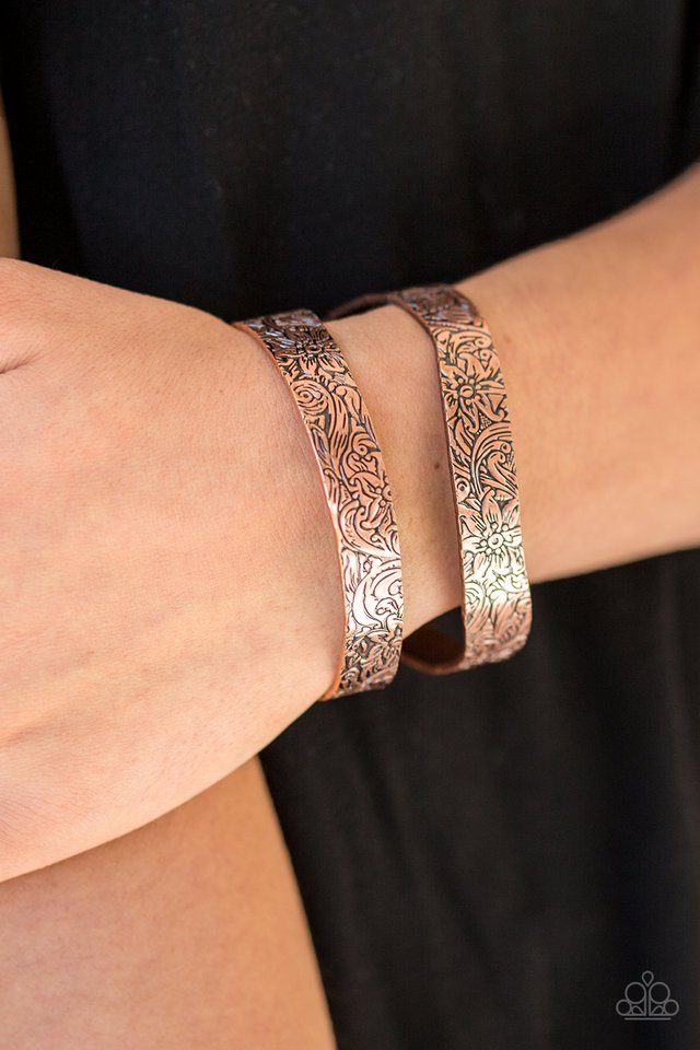 Paparazzi ♥ Garden Goddess - Copper ♥ Bracelet
