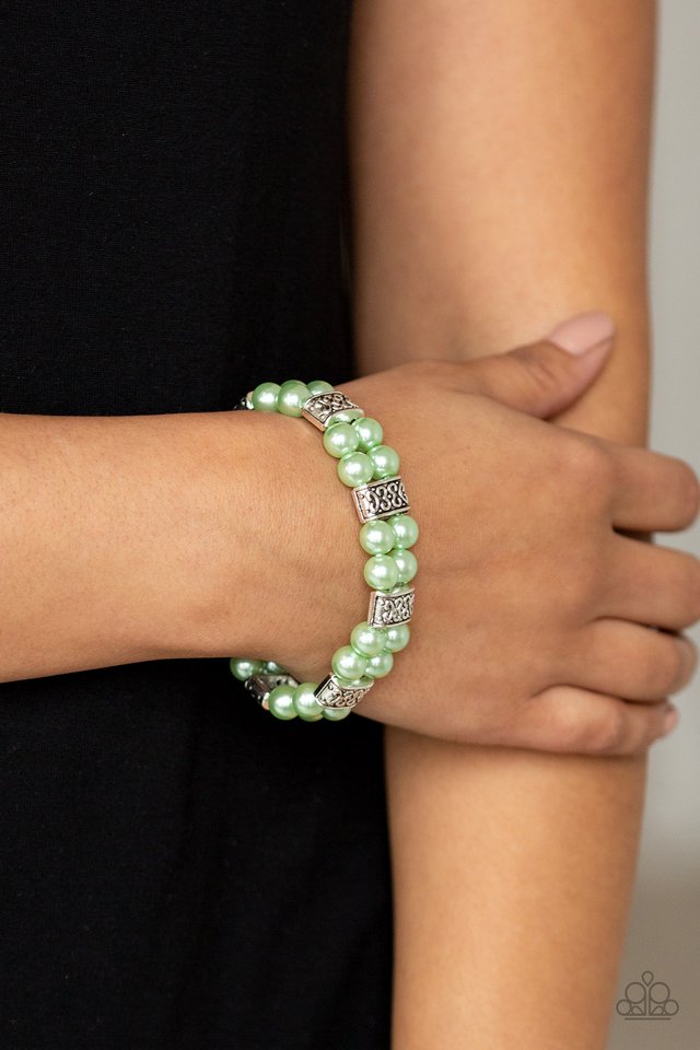 Paparazzi ♥ Time After TIMELESS - Green ♥ Bracelet