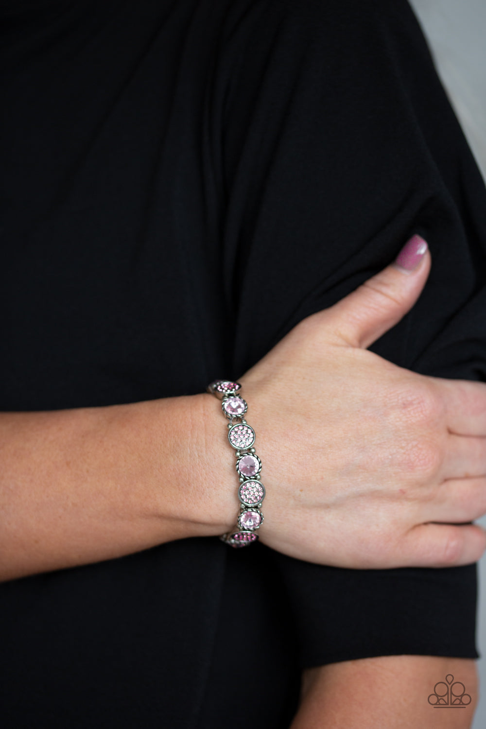 Paparazzi ♥ Take A Moment To Reflect - Pink ♥ Bracelet