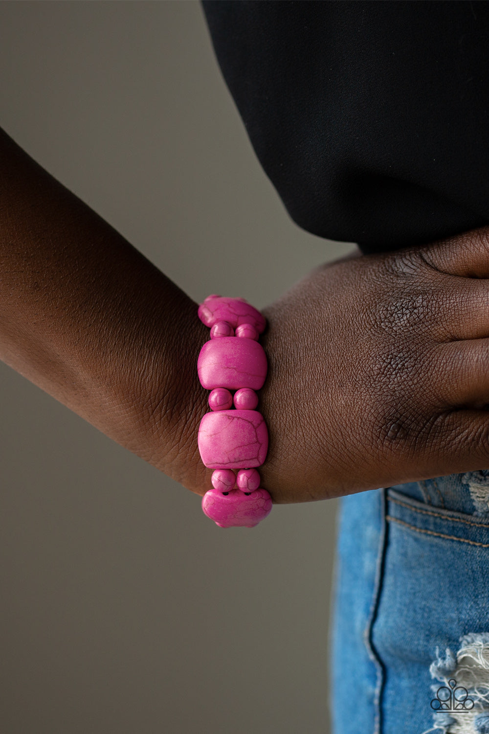 Paparazzi ♥ Dont Be So NOMADIC! - Pink ♥ Bracelet