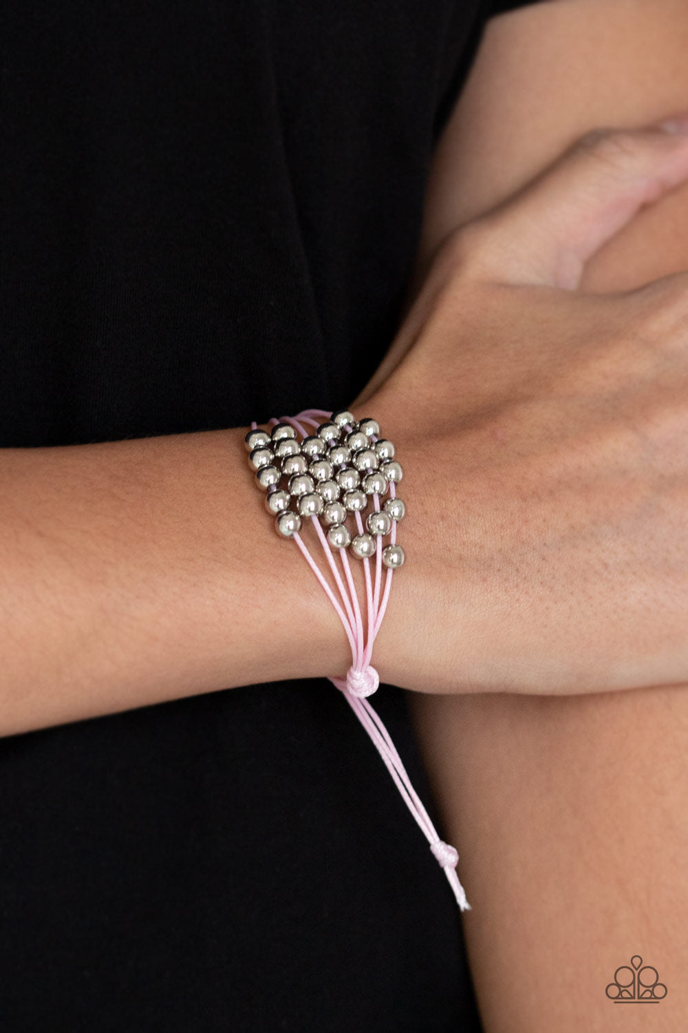 Paparazzi ♥ Without Skipping A BEAD - Pink ♥ Bracelet