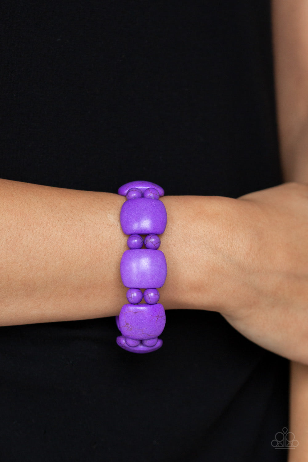 Paparazzi ♥ Dont Be So NOMADIC! - Purple ♥ Bracelet