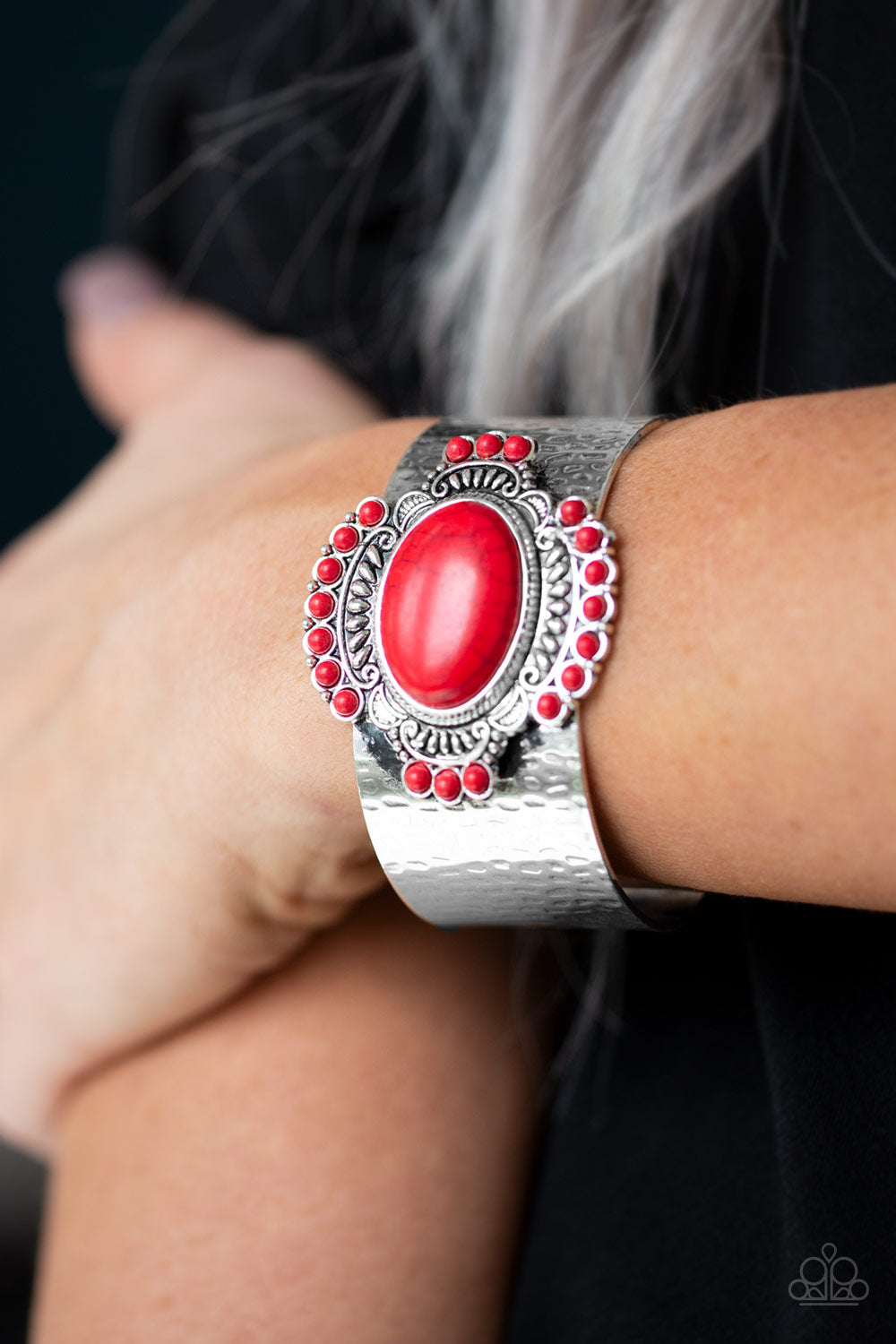 Paparazzi ♥ Canyon Crafted - Red ♥ Bracelet
