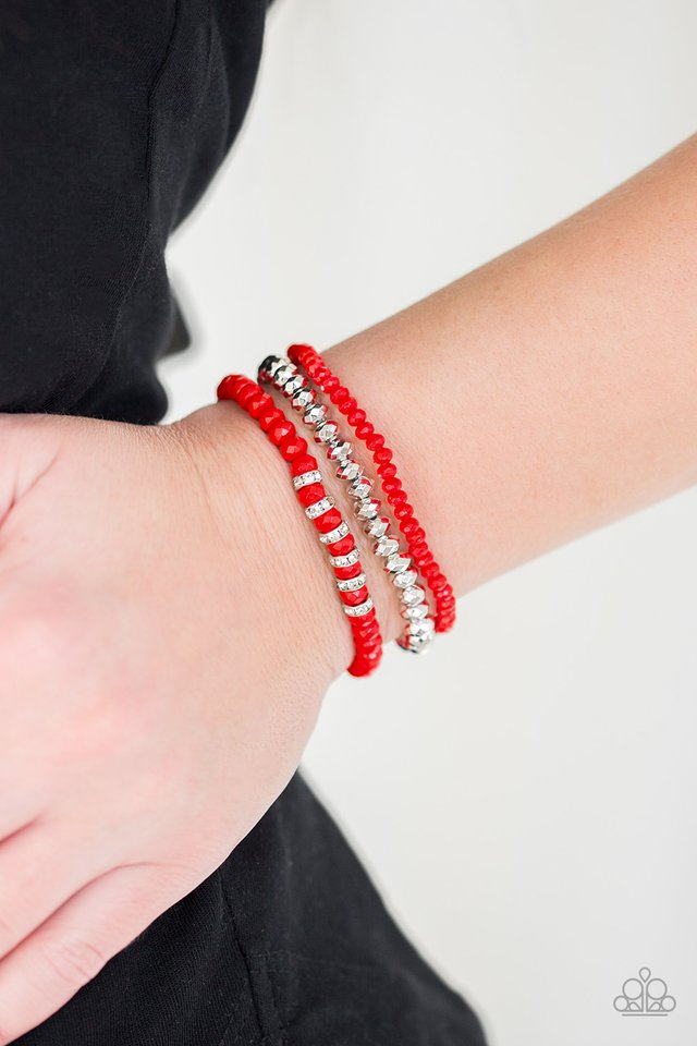 Paparazzi ♥ Ideal Idol - Red ♥ Bracelet