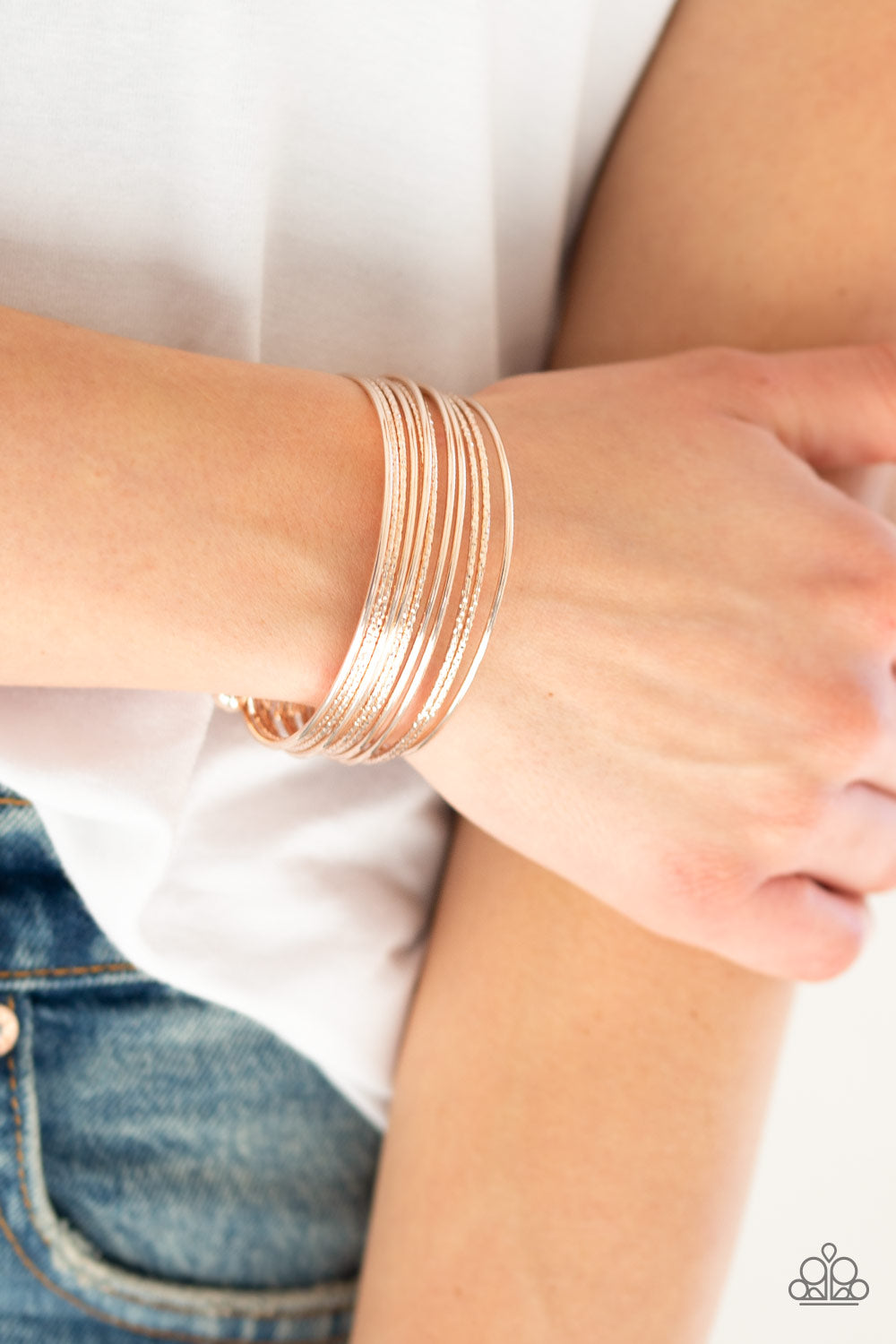 Paparazzi ♥ Endlessly Empress - Rose Gold ♥ Bracelet