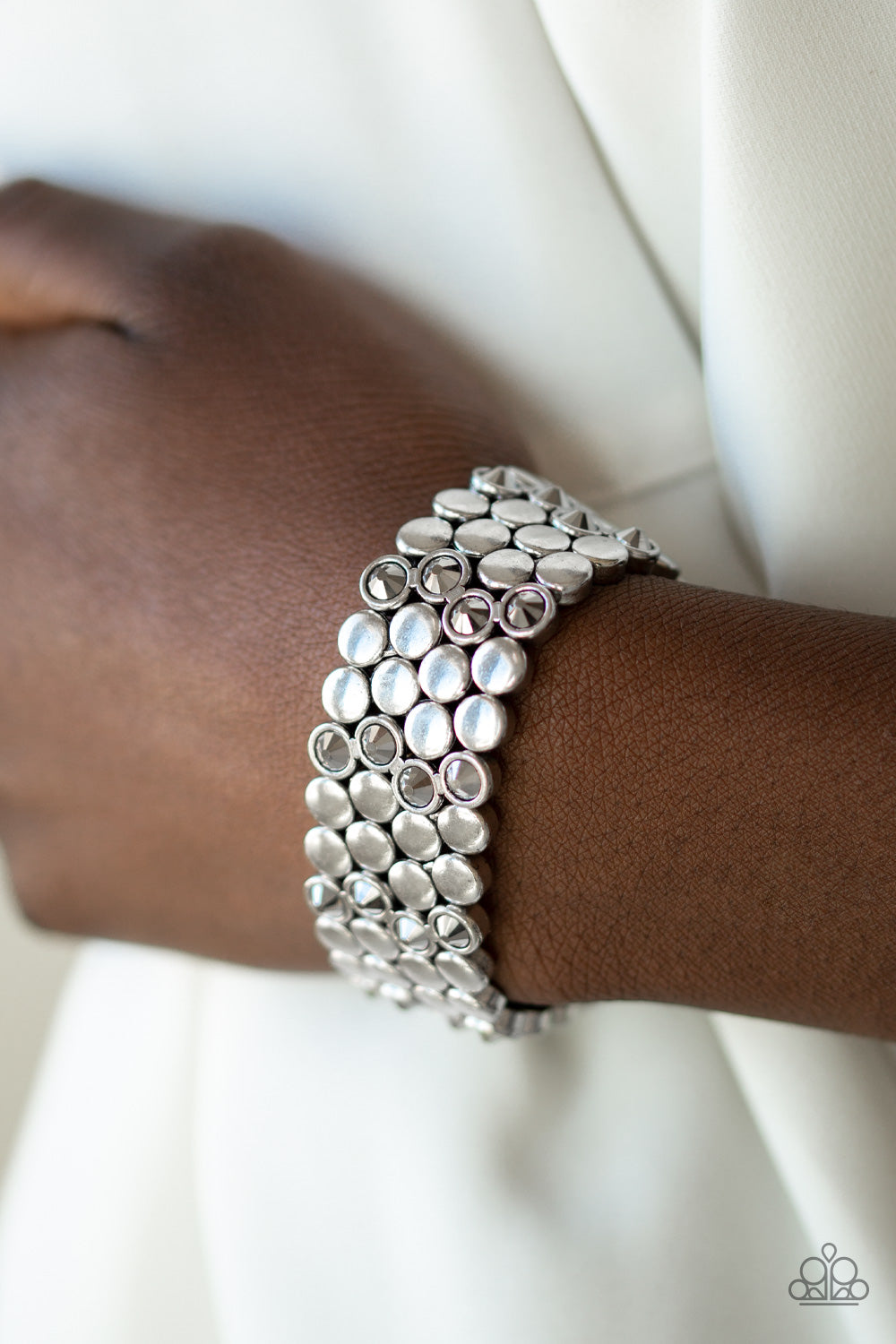 Paparazzi ♥ Scattered Starlight - Silver ♥ Bracelet