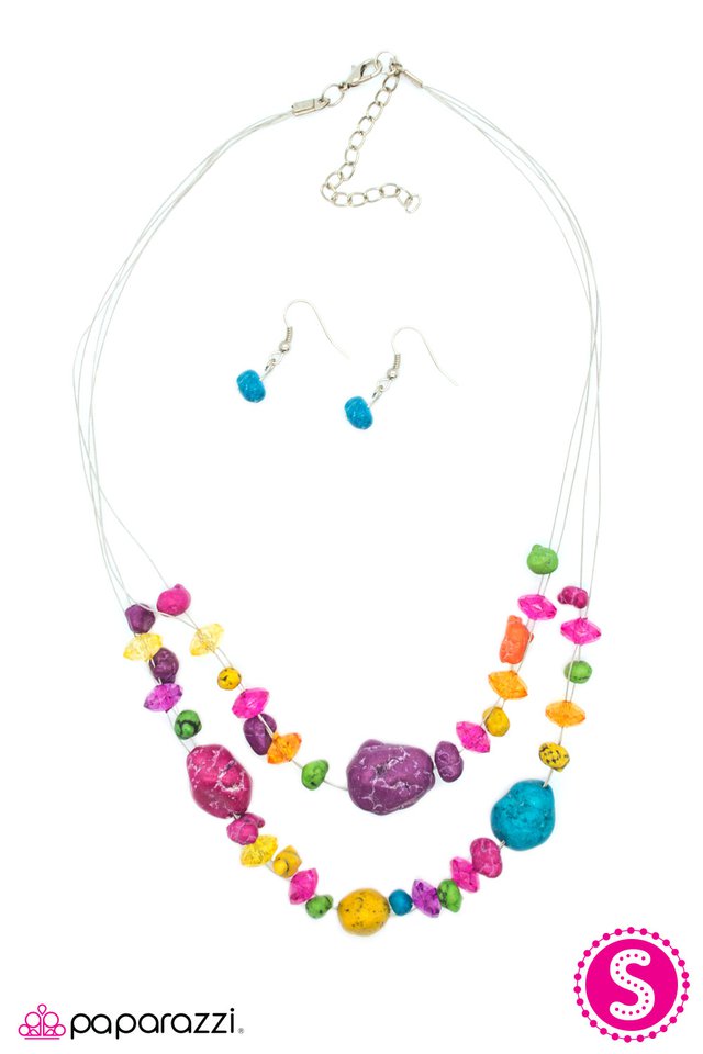 Paparazzi ♥ Keep Your Composure - Multi ♥ Necklace