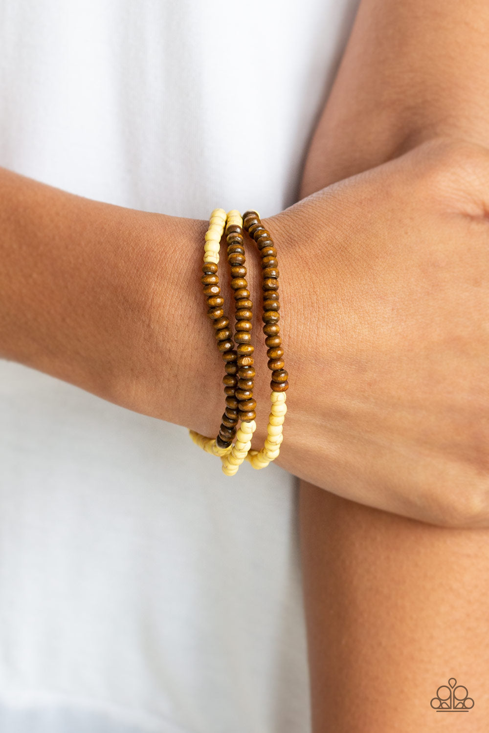Paparazzi ♥ Woodland Wanderer - Yellow ♥ Bracelet
