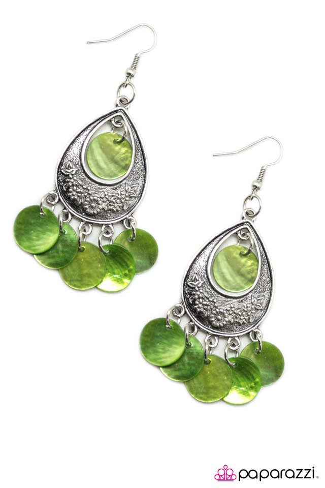 Paparazzi ♥ Truth Be Told - Green ♥ Earrings