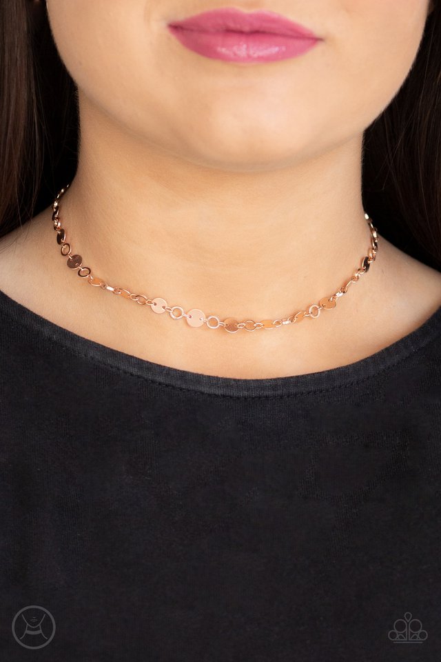 Paparazzi ♥ Inner SPOTLIGHT - Rose Gold ♥ Necklace