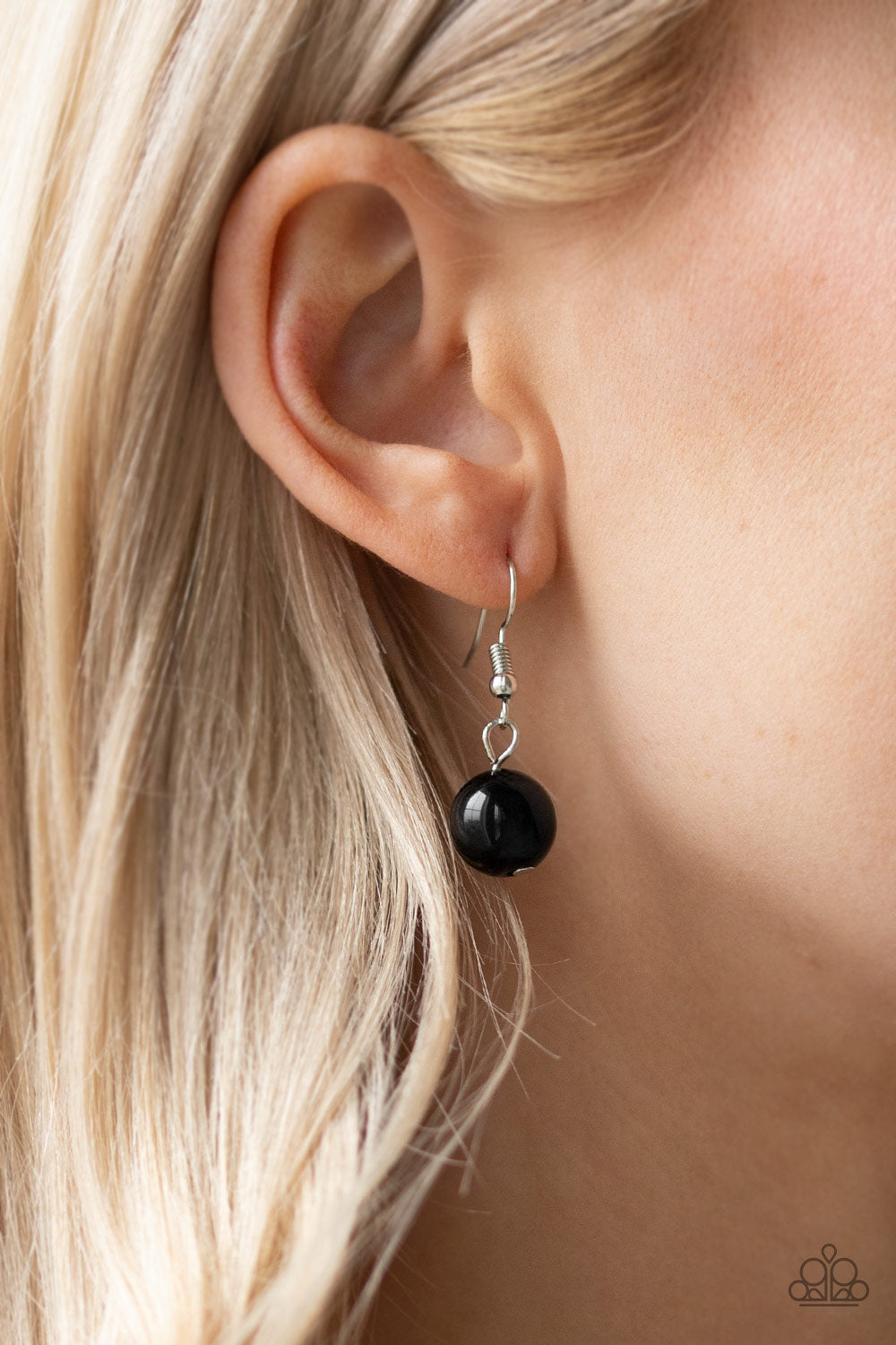 Paparazzi ♥ Crystal Charm - Black ♥ Necklace