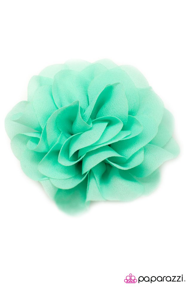 Paparazzi ♥ Playing Around - Green ♥ Hair Clip
