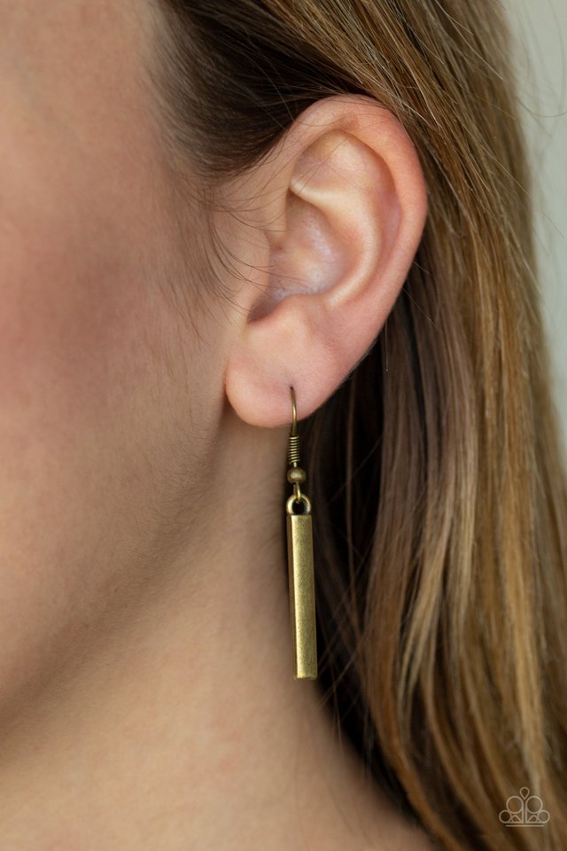 Paparazzi ♥ Confidently Cleopatra - Brass ♥ Necklace