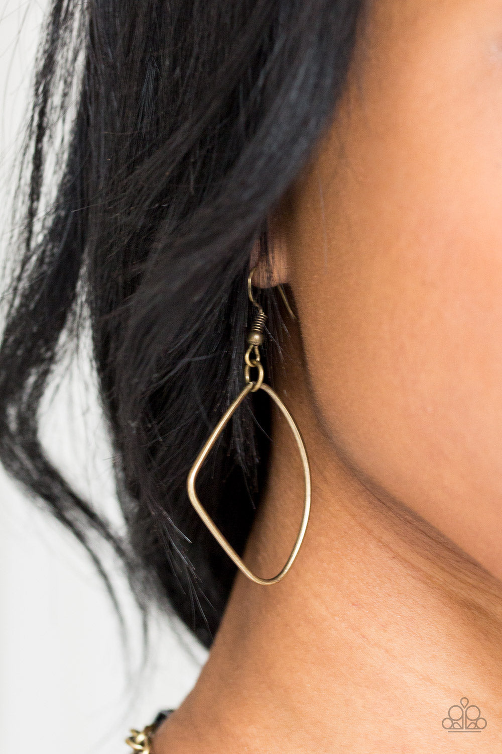 Paparazzi ♥ Attitude Adjustment - Brass ♥ Necklace