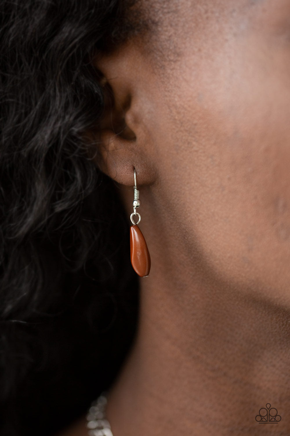 Paparazzi ♥ Beaded Boardwalk - Brown ♥ Necklace