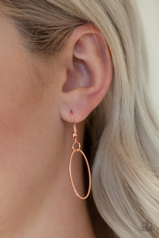 Paparazzi ♥ Fringe Finale - Copper ♥ Necklace