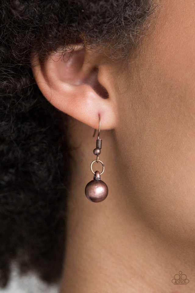 Paparazzi ♥ Powerhouse Prowl - Copper ♥ Necklace