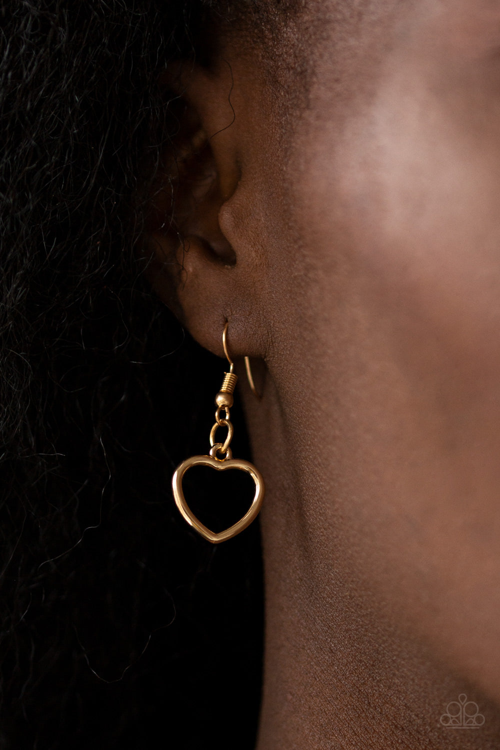 Paparazzi ♥ Hearty Hearts - Gold ♥ Necklace