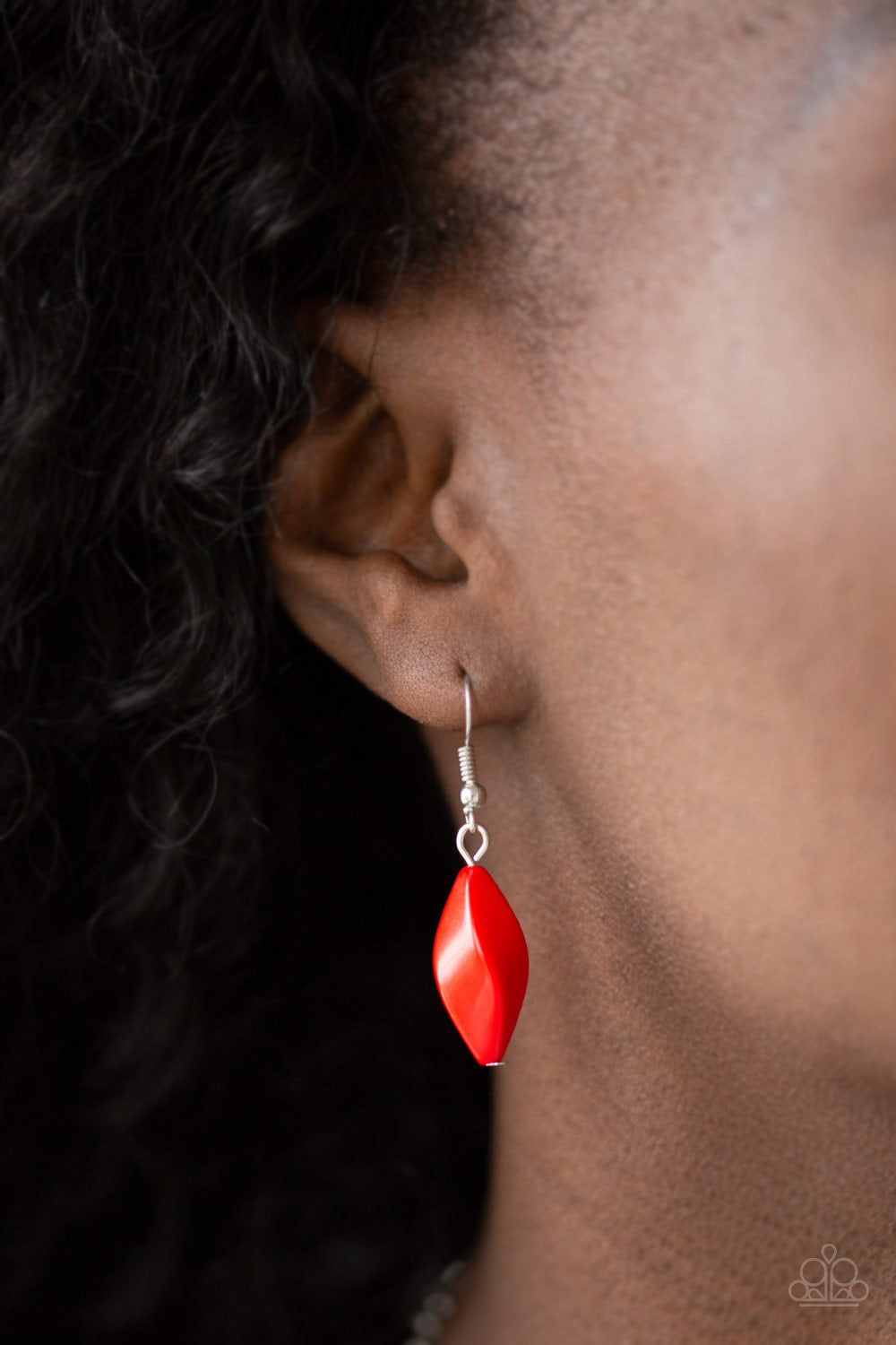 Paparazzi ♥ Venturous Vibes - Red ♥ Necklace