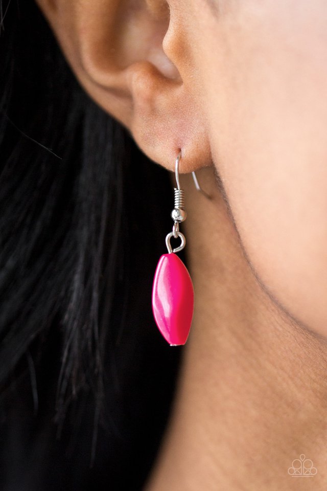 Paparazzi ♥ Beaded Boardwalk - Pink ♥ Necklace