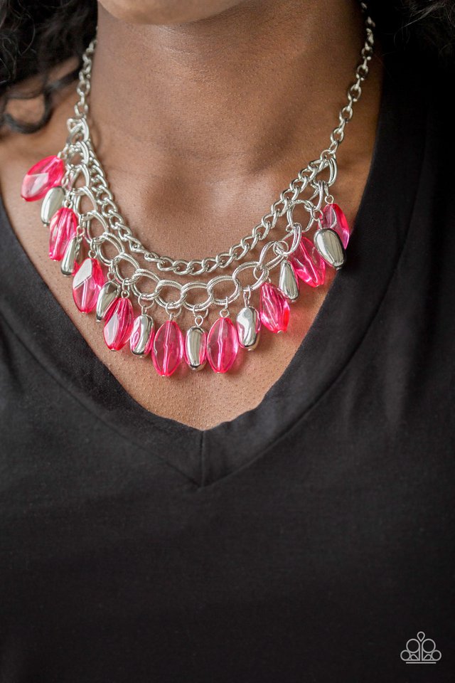 Paparazzi ♥ Spring Daydream - Pink ♥ Necklace