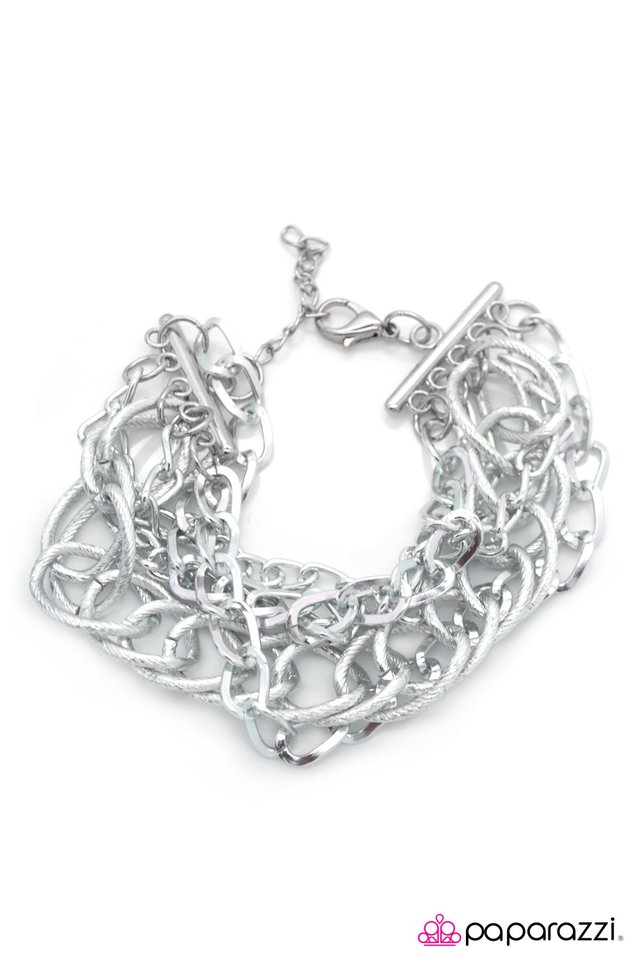 Paparazzi ♥ The Chain Gang - Silver ♥ Bracelet