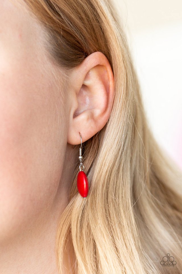 Paparazzi ♥ Commander In CHIEFETTE - Red ♥ Necklace