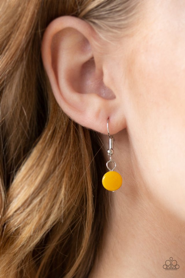Paparazzi ♥ Beach Flavor - Yellow ♥ Necklace