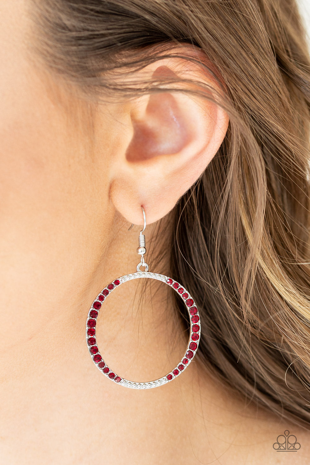 Paparazzi ♥ Risky Ritz - Red ♥ Earrings