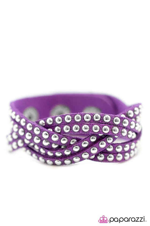 Paparazzi ♥ Number One Stunner - Purple ♥ Bracelet