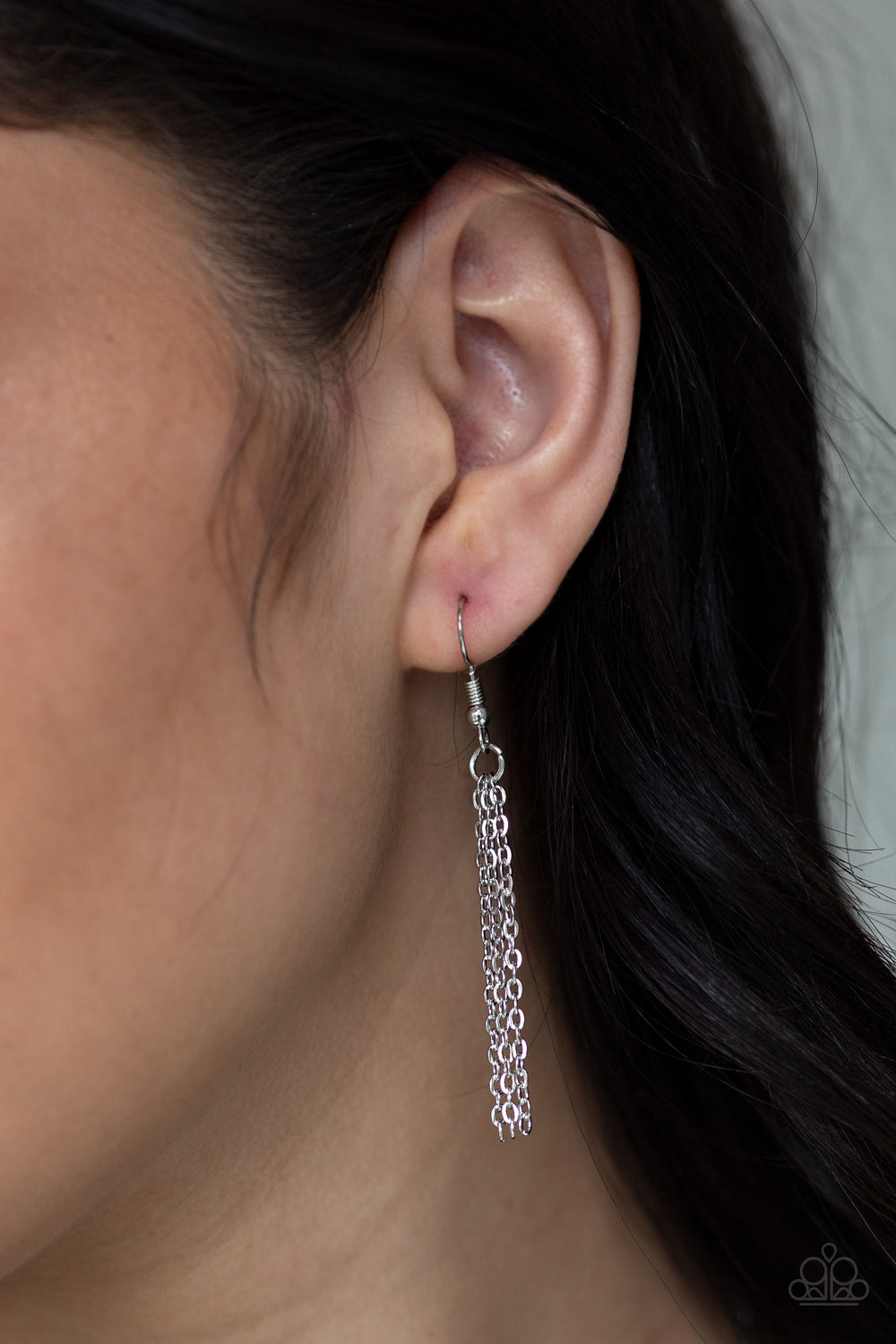 Paparazzi ♥ Ultra Sharp - White ♥ Necklace