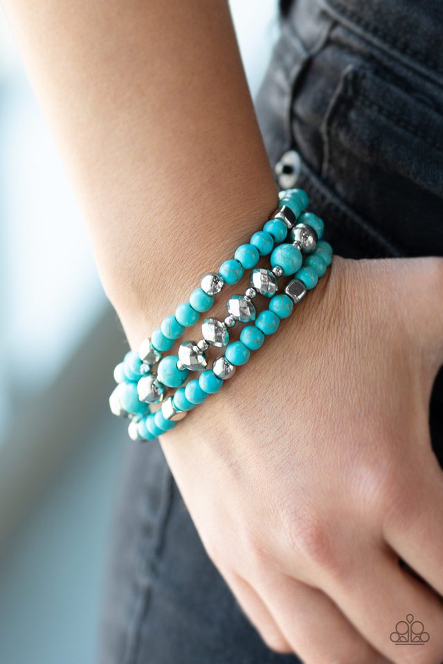 Paparazzi ♥ Mountain Artist - Blue ♥ Bracelet